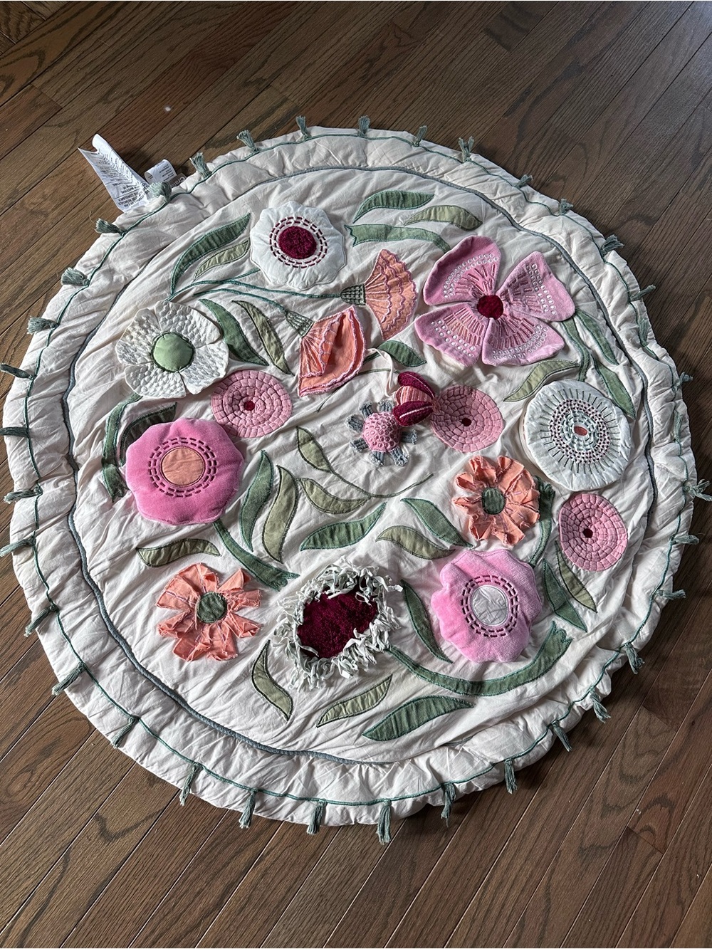 Crate and Barrel Kids Floral Harden Baby Activity Play Mat
